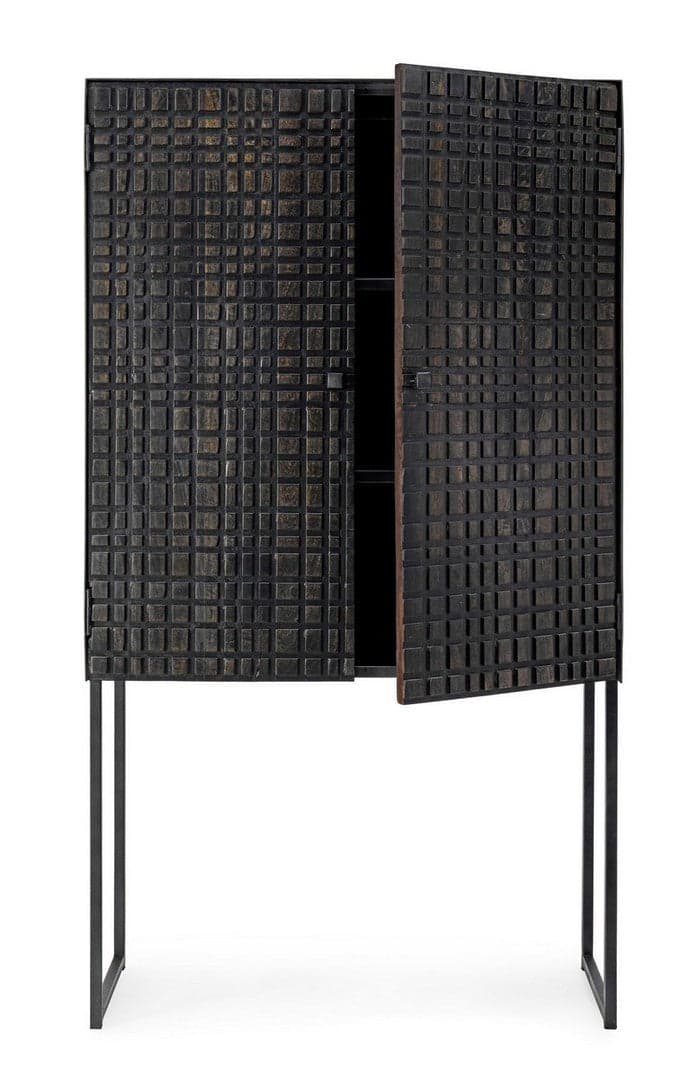 Credenza "Dorset" con struttura in acciaio, cassetti in legno, stile industriale in Credenze Decor Space - Altamura, commercioVirtuoso.it