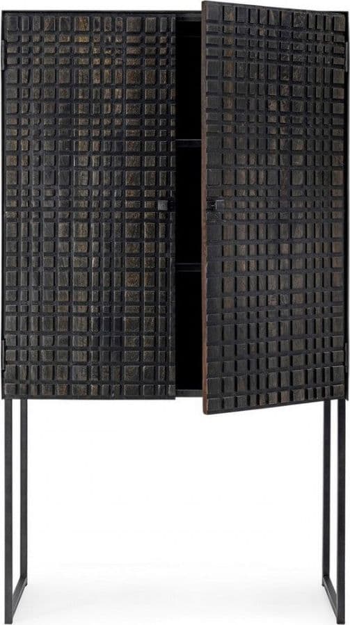 Credenza "Dorset" con struttura in acciaio, cassetti in legno, stile industriale in Credenze Decor Space - Altamura, commercioVirtuoso.it