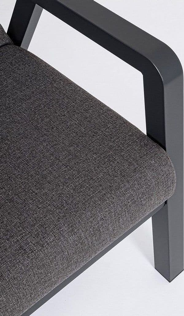 Salottino Moderno "Truman" in alluminio antiruggine con cuscini da giardino e veranda per esterno in Set di mobili Decor Space - Altamura, commercioVirtuoso.it