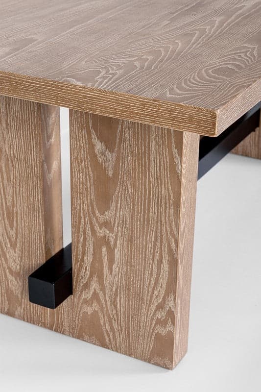 Tavolo "Monroe" in legno di quercia 200-100x77 in Tavoli da sala da pranzo Decor Space - Altamura, commercioVirtuoso.it