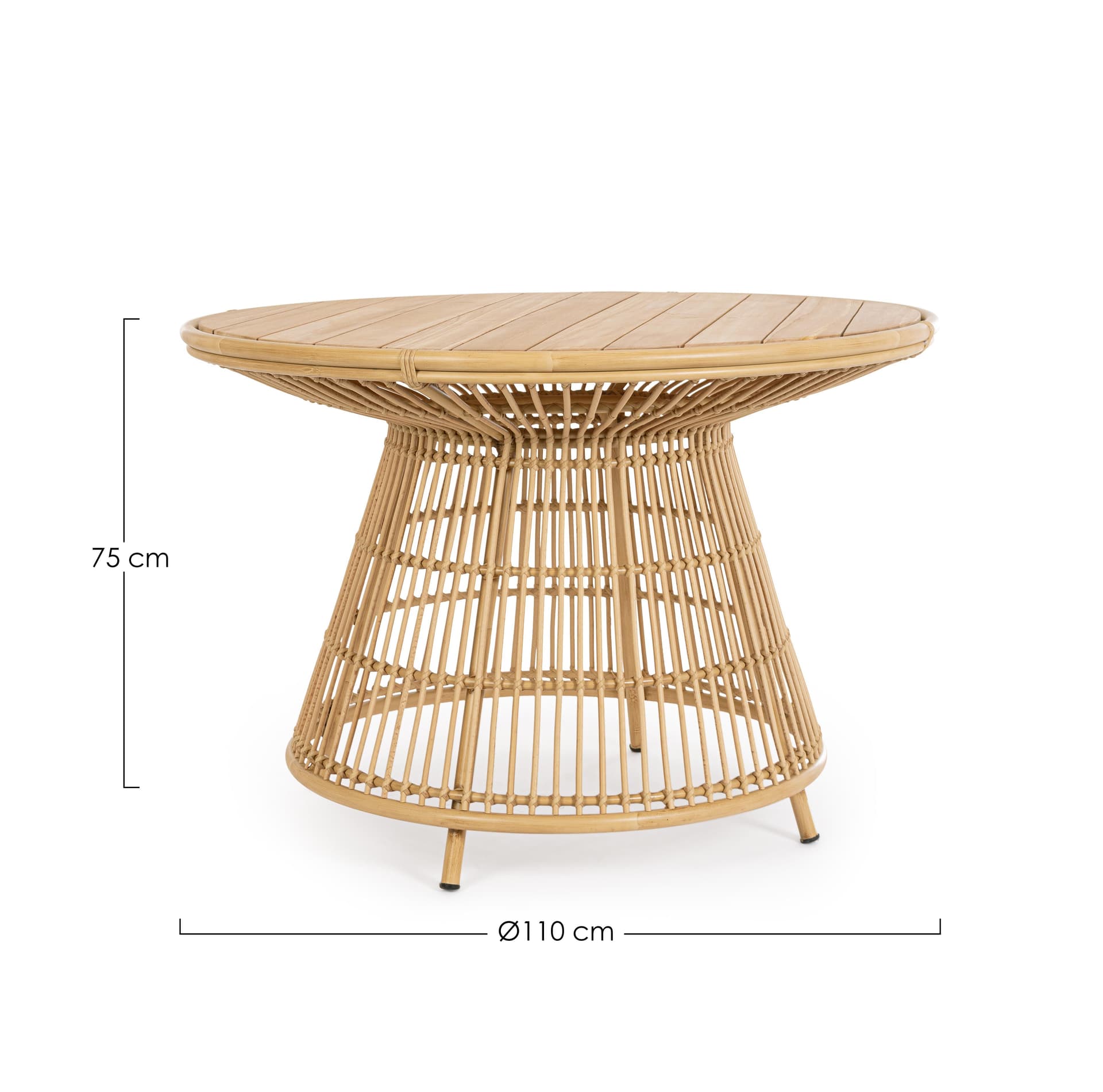 Tavolo "Adelma" in alluminio 110 cm in Tavoli standard Decor Space - Altamura, commercioVirtuoso.it