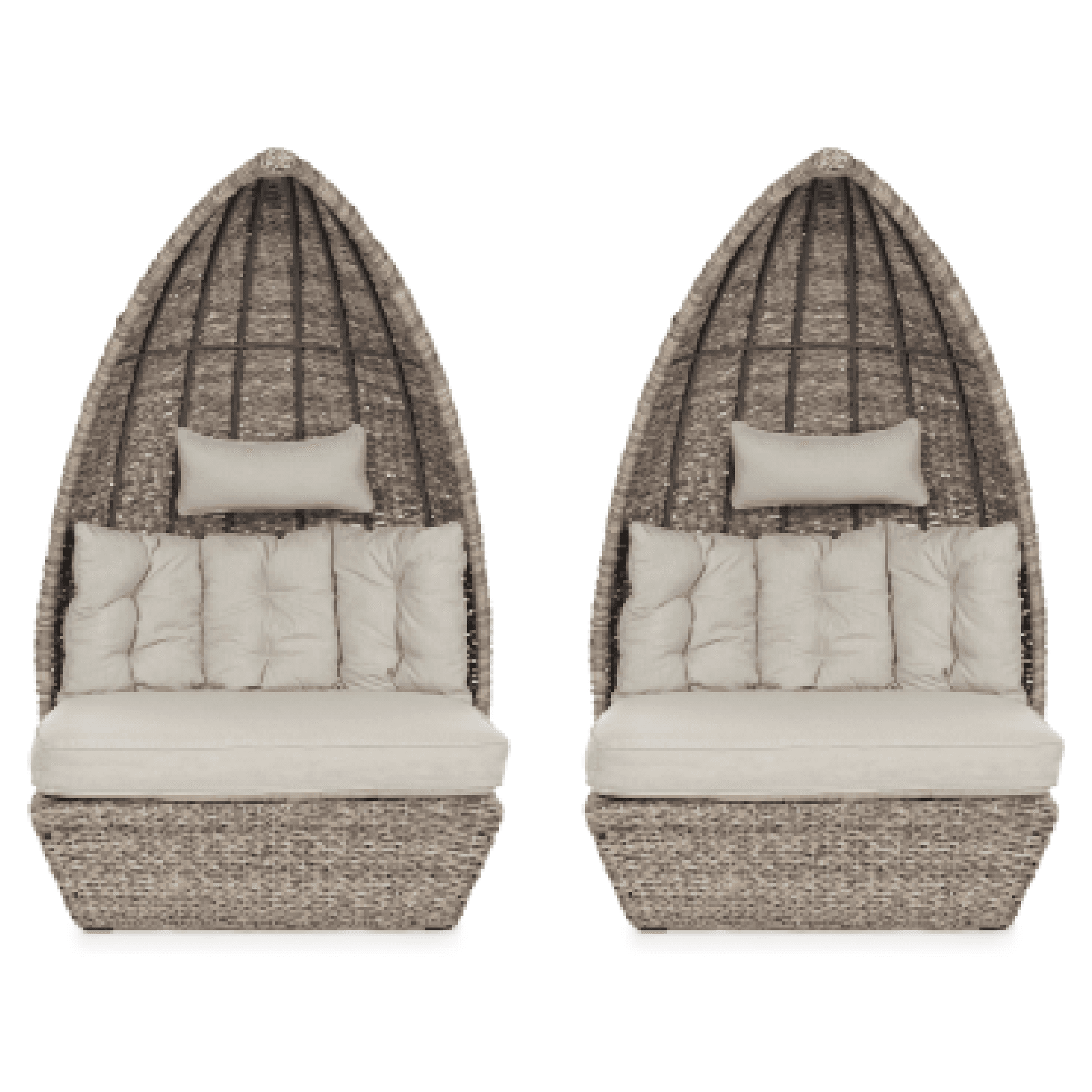 Set da 2 poltrone con cuscino "Samui" 230 cm in Set di mobili Decor Space - Altamura, commercioVirtuoso.it