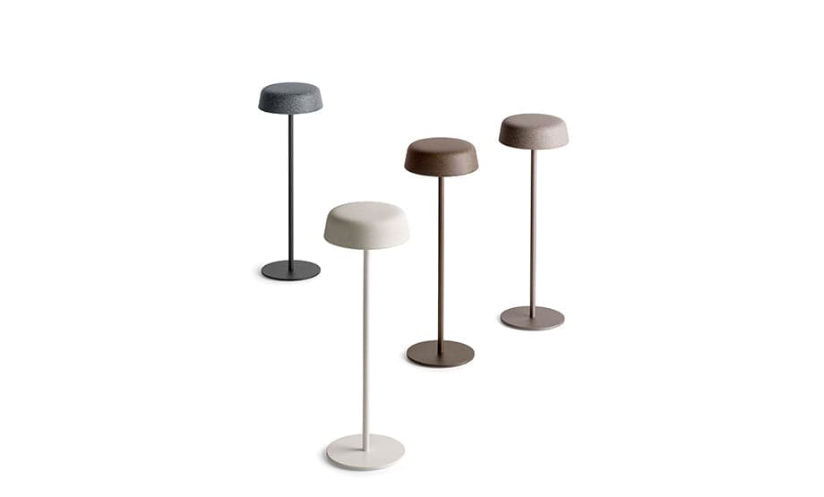 Lampada da tavolo "Fade" metal struttura in polietilene per esterno in Lanterne Decor Space - Altamura, commercioVirtuoso.it