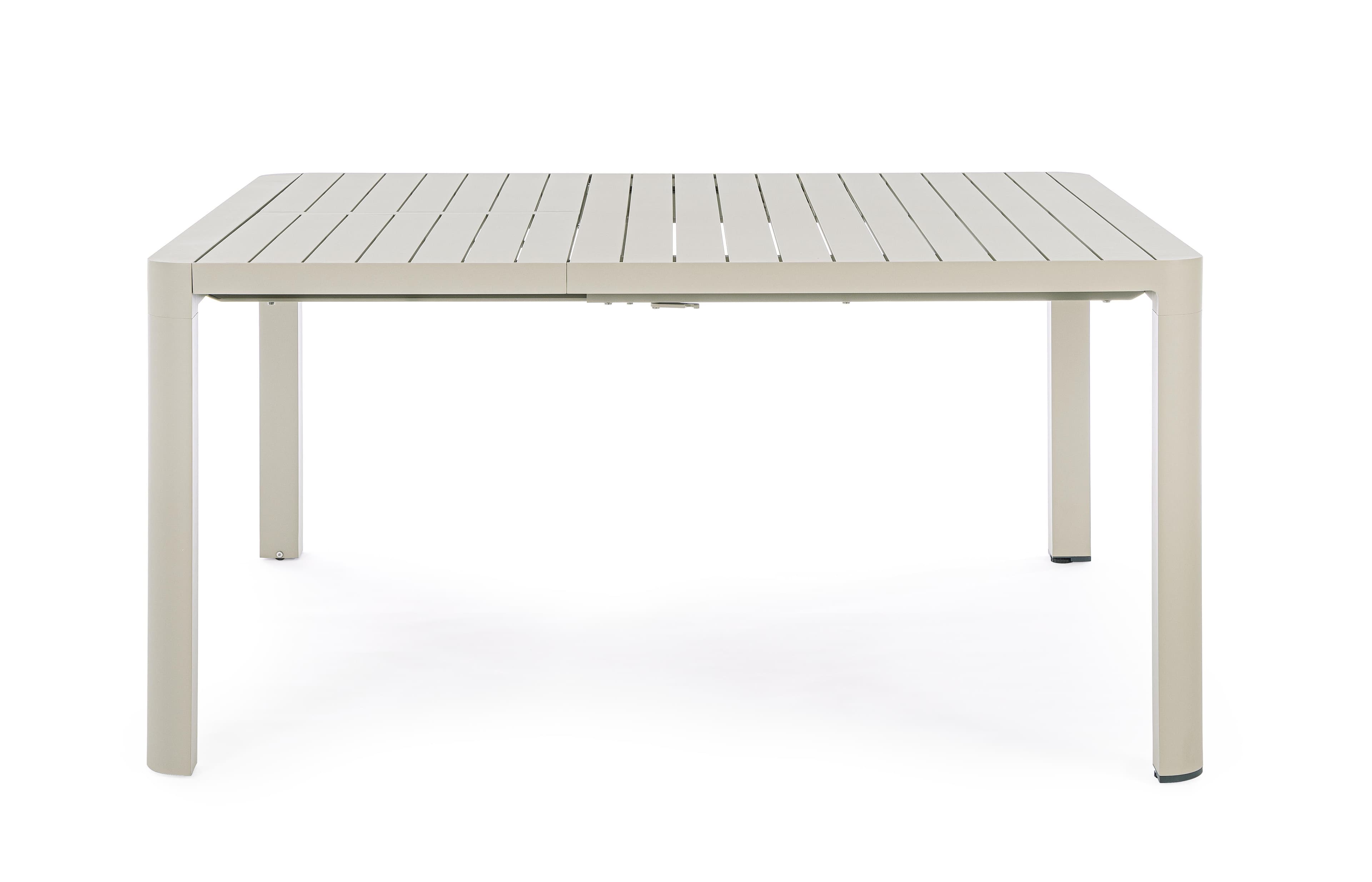 Tavolo in alluminio quadrato allungabile "Kiplin" 149 X 97/149 cm in Tavoli standard Decor Space - Altamura, commercioVirtuoso.it