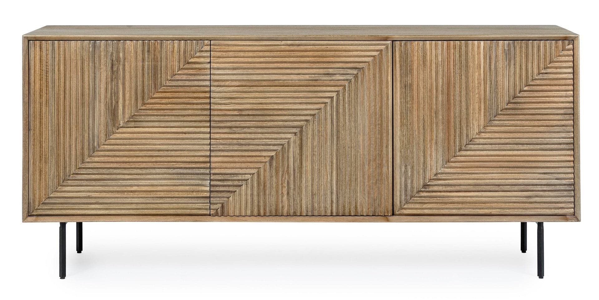 Credenza "Darsey" con struttura in legno di mango, mobile in stile moderno in Credenze Decor Space - Altamura, commercioVirtuoso.it