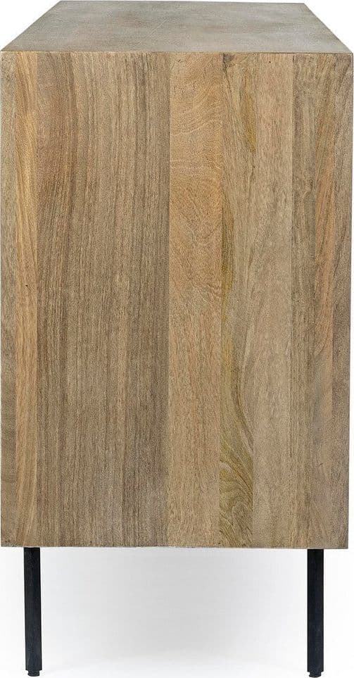 Credenza "Darsey" con struttura in legno di mango, mobile in stile moderno in Credenze Decor Space - Altamura, commercioVirtuoso.it