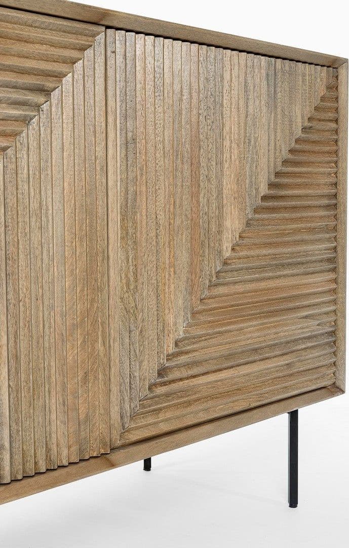 Credenza "Darsey" con struttura in legno di mango, mobile in stile moderno in Credenze Decor Space - Altamura, commercioVirtuoso.it