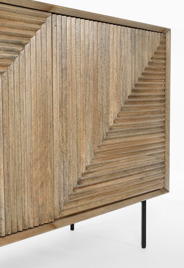 Credenza "Darsey" con struttura in legno di mango, mobile in stile moderno in Credenze Decor Space - Altamura, commercioVirtuoso.it