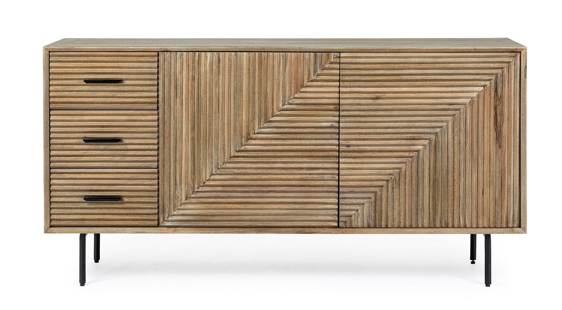 Credenza "Darsey" con struttura in legno di mango, mobile in stile moderno in Credenze Decor Space - Altamura, commercioVirtuoso.it