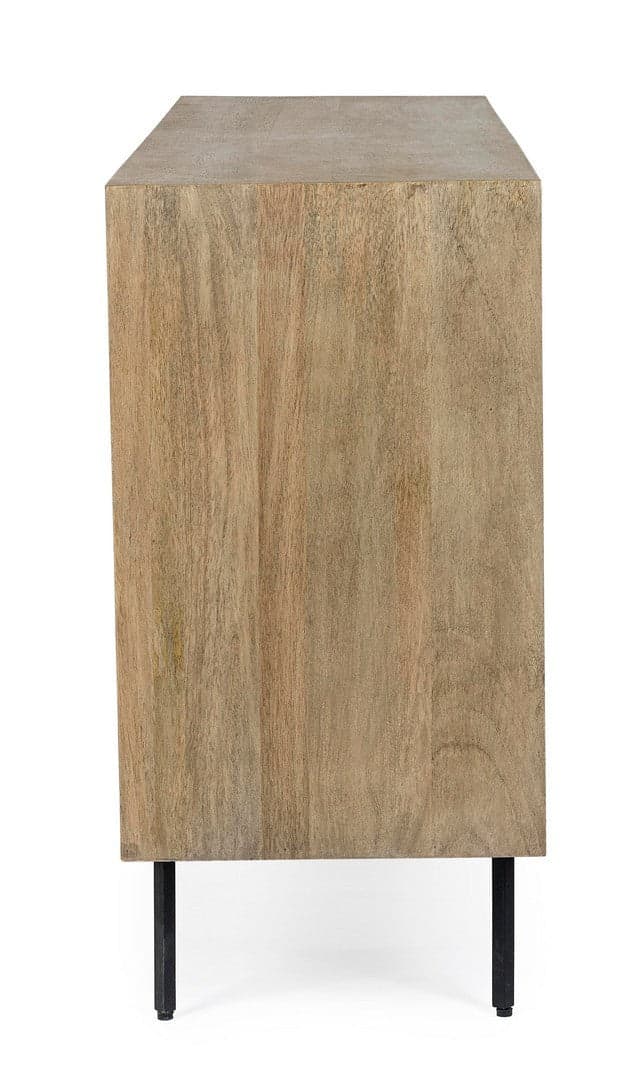 Credenza "Darsey" con struttura in legno di mango, mobile in stile moderno in Credenze Decor Space - Altamura, commercioVirtuoso.it