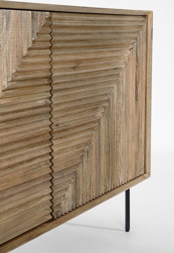 Credenza "Darsey" con struttura in legno di mango, mobile in stile moderno in Credenze Decor Space - Altamura, commercioVirtuoso.it