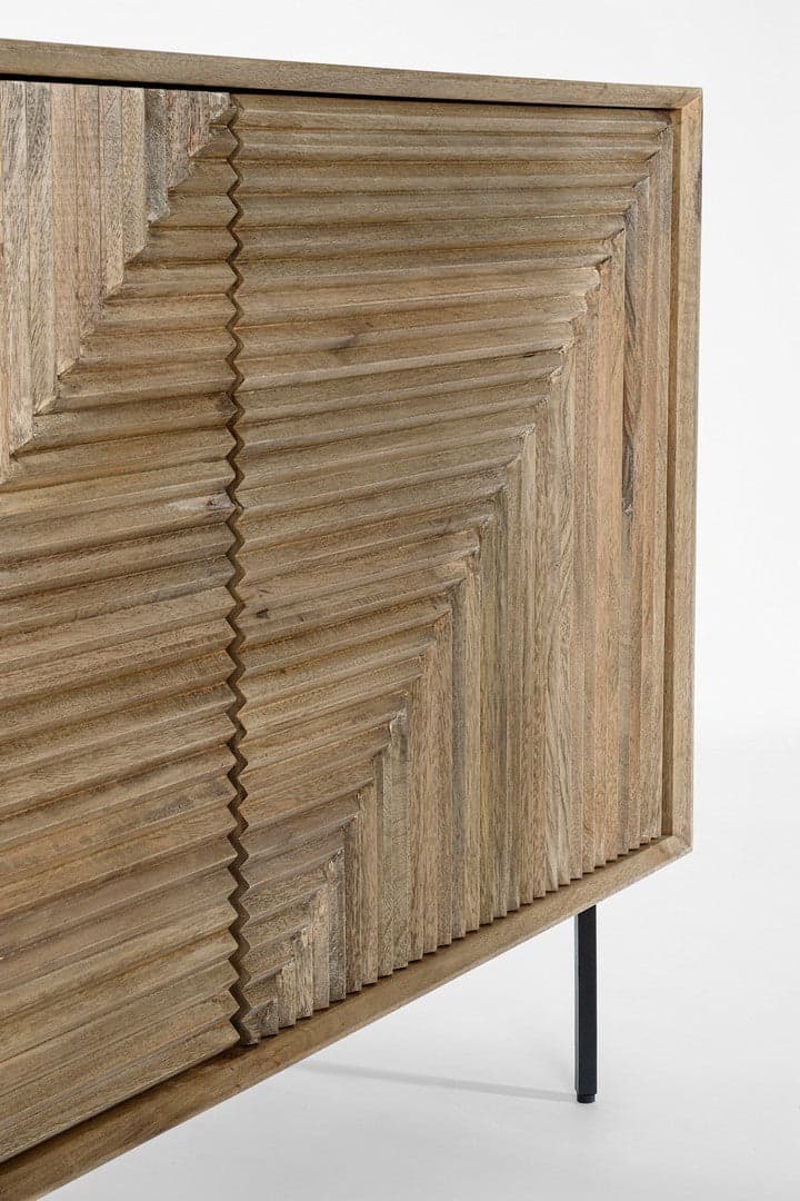 Credenza "Darsey" con struttura in legno di mango, mobile in stile moderno in Credenze Decor Space - Altamura, commercioVirtuoso.it