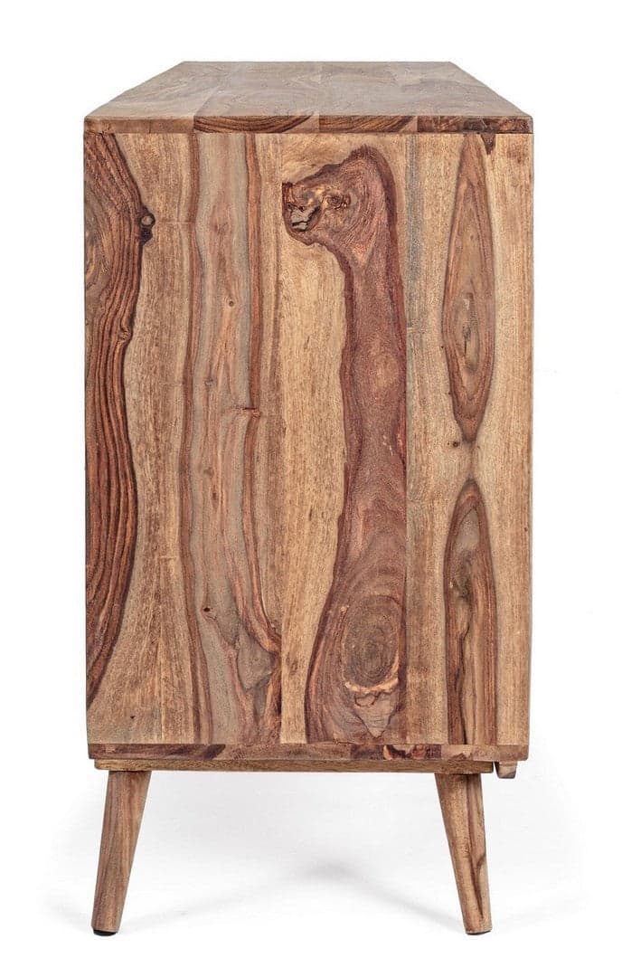 Credenza "Kant" con struttura e gambe in legno Sheesham, mobile in stile vintage in Credenze Decor Space - Altamura, commercioVirtuoso.it