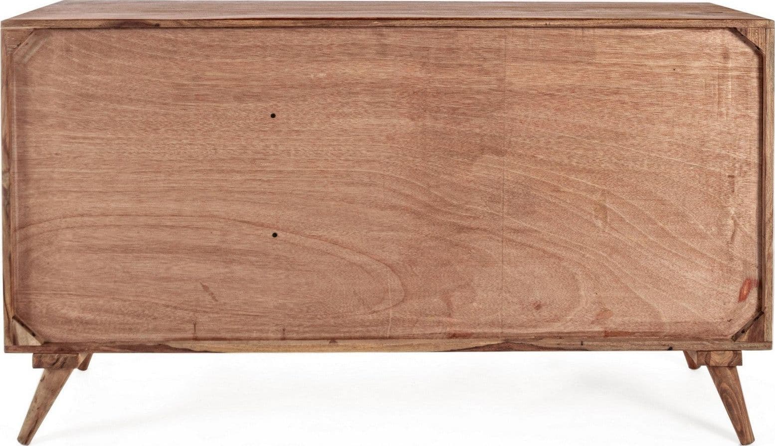 Credenza "Kant" con struttura e gambe in legno Sheesham, mobile in stile vintage - 23