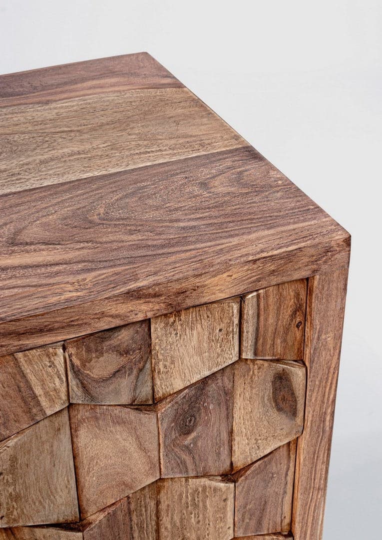 Credenza "Kant" con struttura e gambe in legno Sheesham, mobile in stile vintage in Credenze Decor Space - Altamura, commercioVirtuoso.it