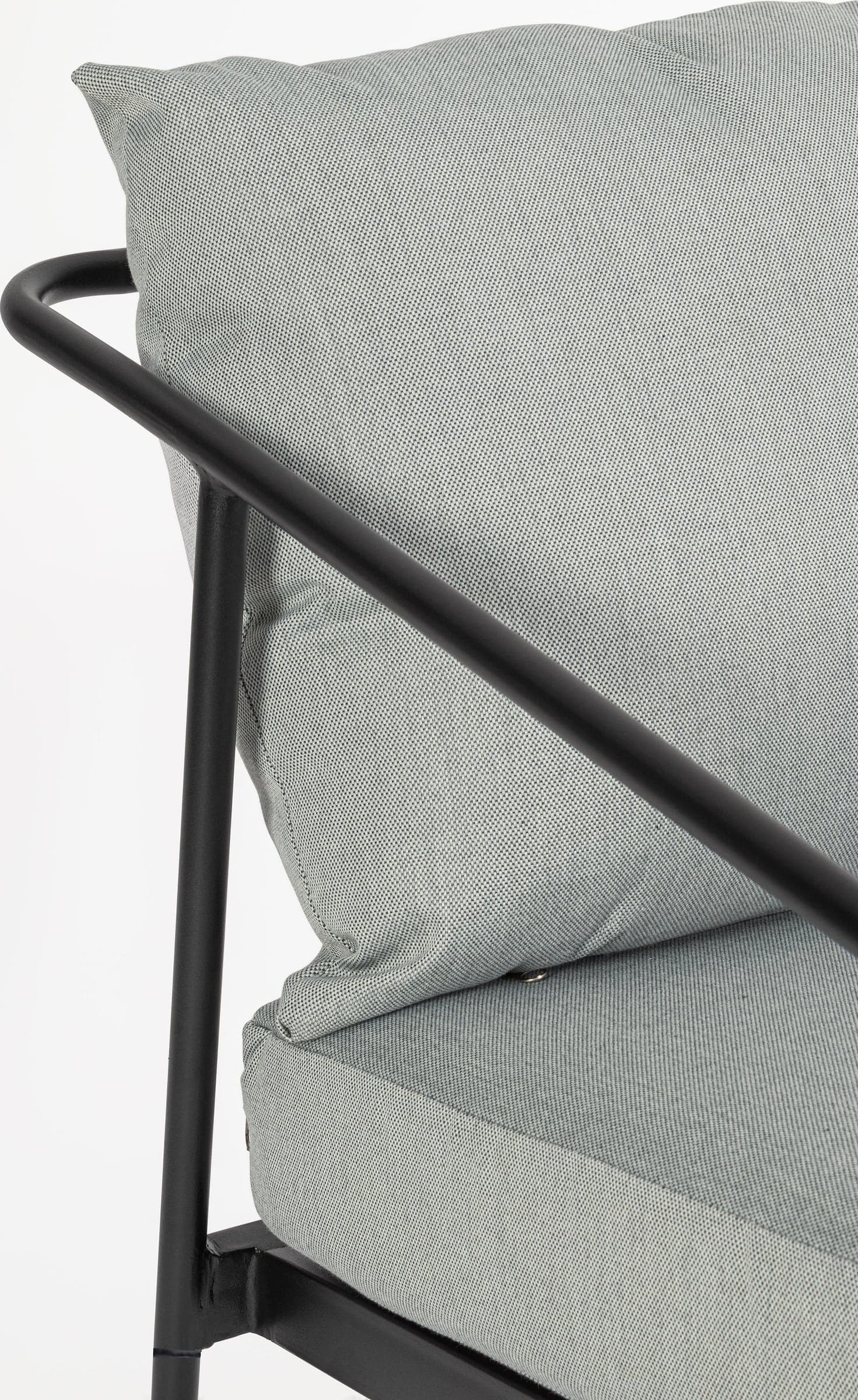 Salottino "Florian" con poltrone, tavolino e divanetto, struttura in acciaio in Set di mobili Decor Space - Altamura, commercioVirtuoso.it