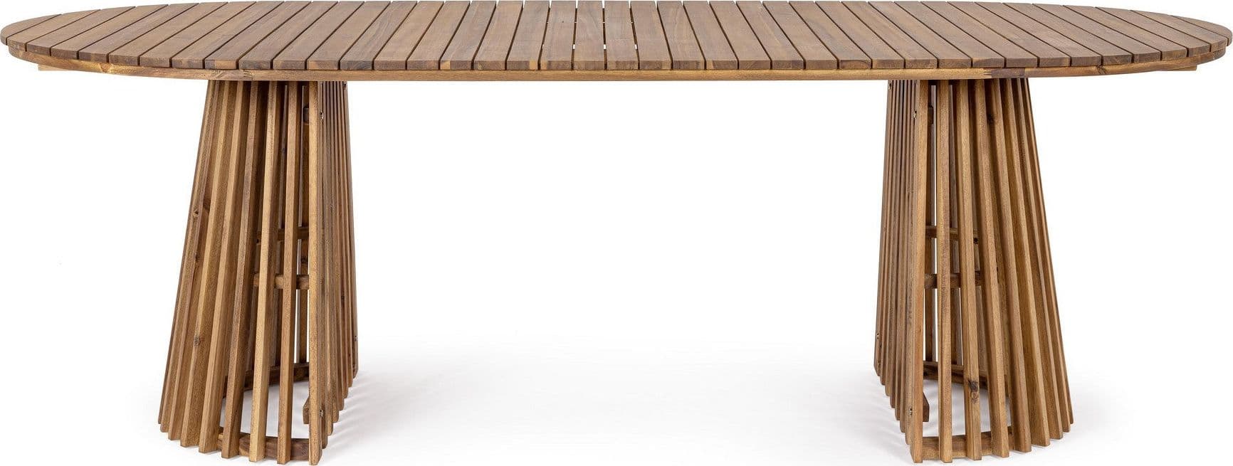 Tavolo "Rodano" in legno di acacia con finitura ad olio per arredo casa in Tavoli standard Decor Space - Altamura, commercioVirtuoso.it