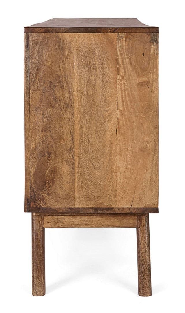 Credenza "Sylvester" con struttura e gambe in legno di mango, mobile in stile vintage in Credenze Decor Space - Altamura, commercioVirtuoso.it