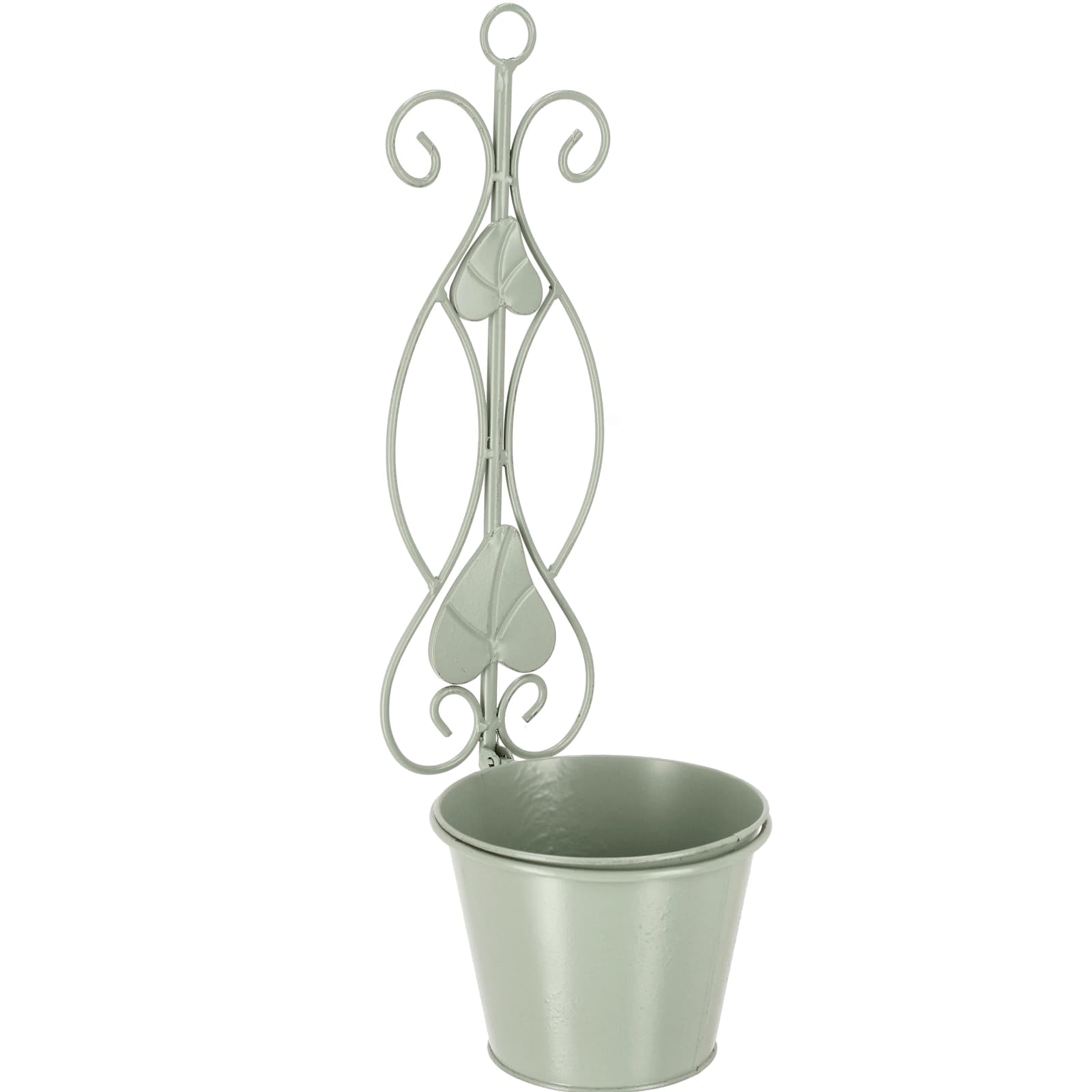 Portafiore  parete harriet to salvia S-L e due posti  in acciaio verniciato in grigio in Porta salviette Decor Space - Altamura, commercioVirtuoso.it