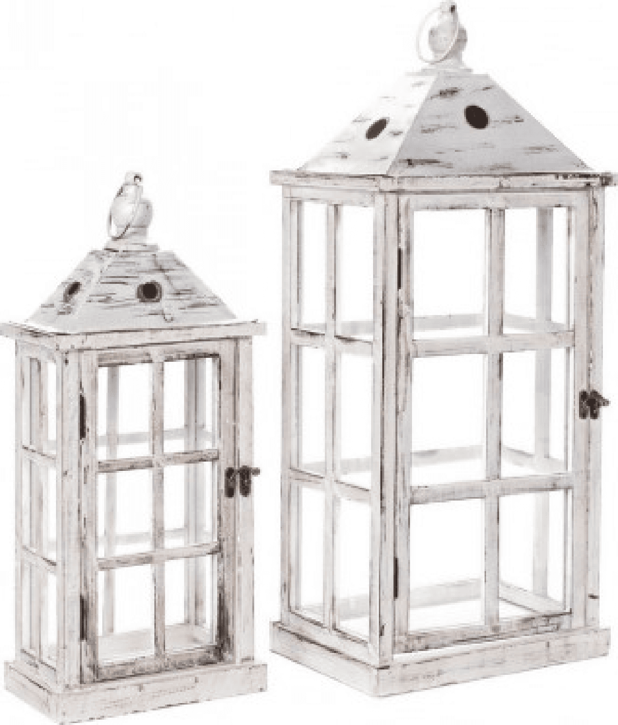 Set 2 Lanterna Wood da esterno in Lanterne Decor Space - Altamura, commercioVirtuoso.it