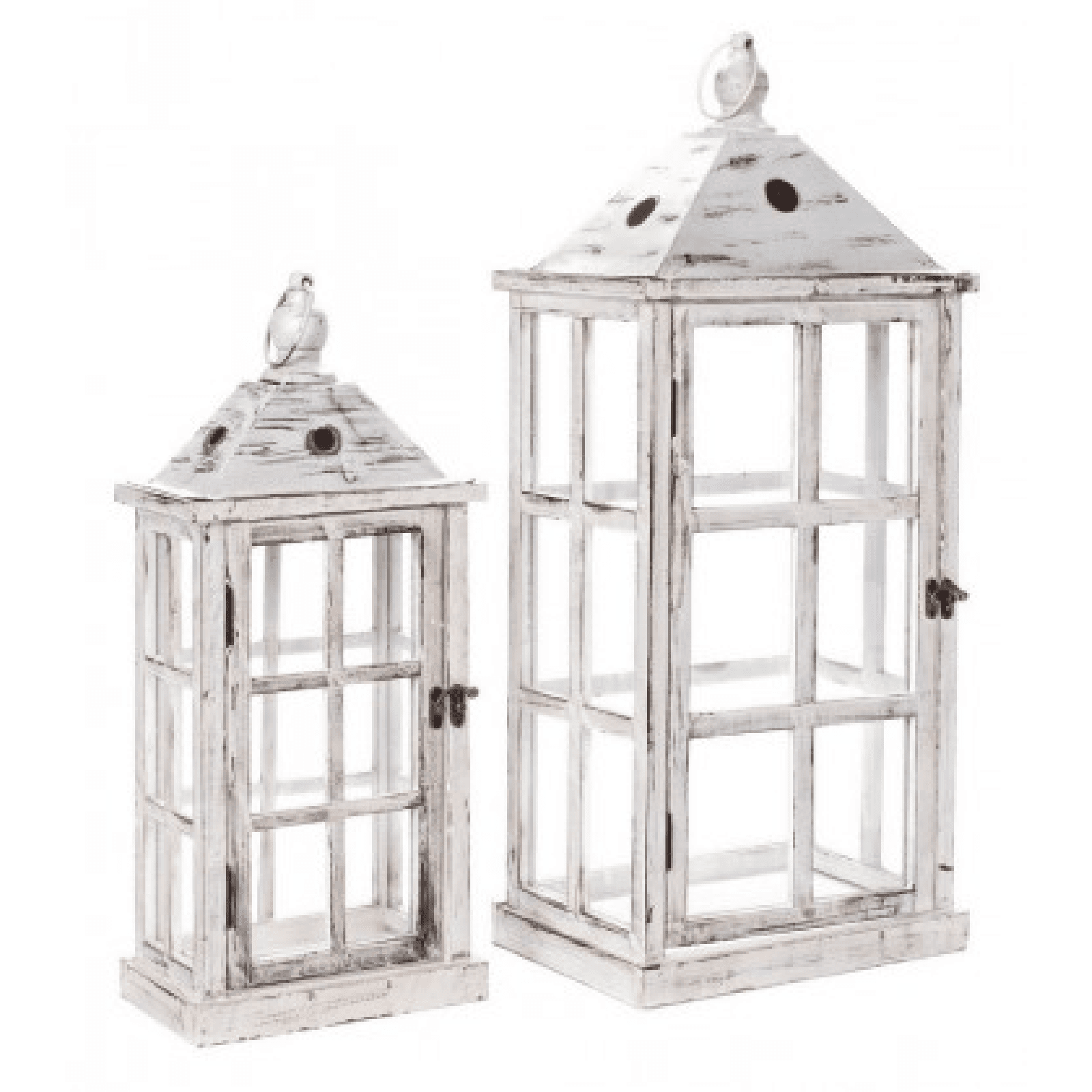 Set 2 Lanterna Wood da esterno in Lanterne Decor Space - Altamura, commercioVirtuoso.it