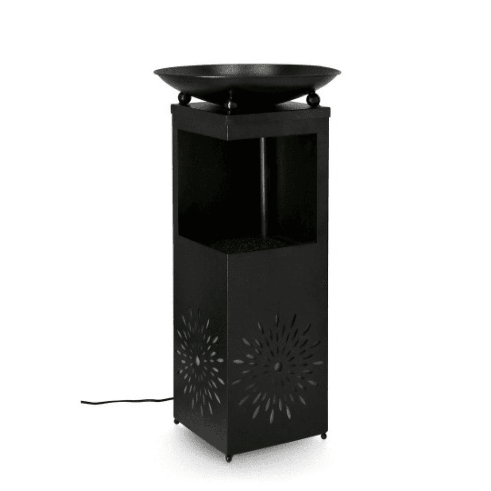 Fontana yuki rettangolare con led 40,5x40,5x78h in Pompe per fontane Decor Space - Altamura, commercioVirtuoso.it