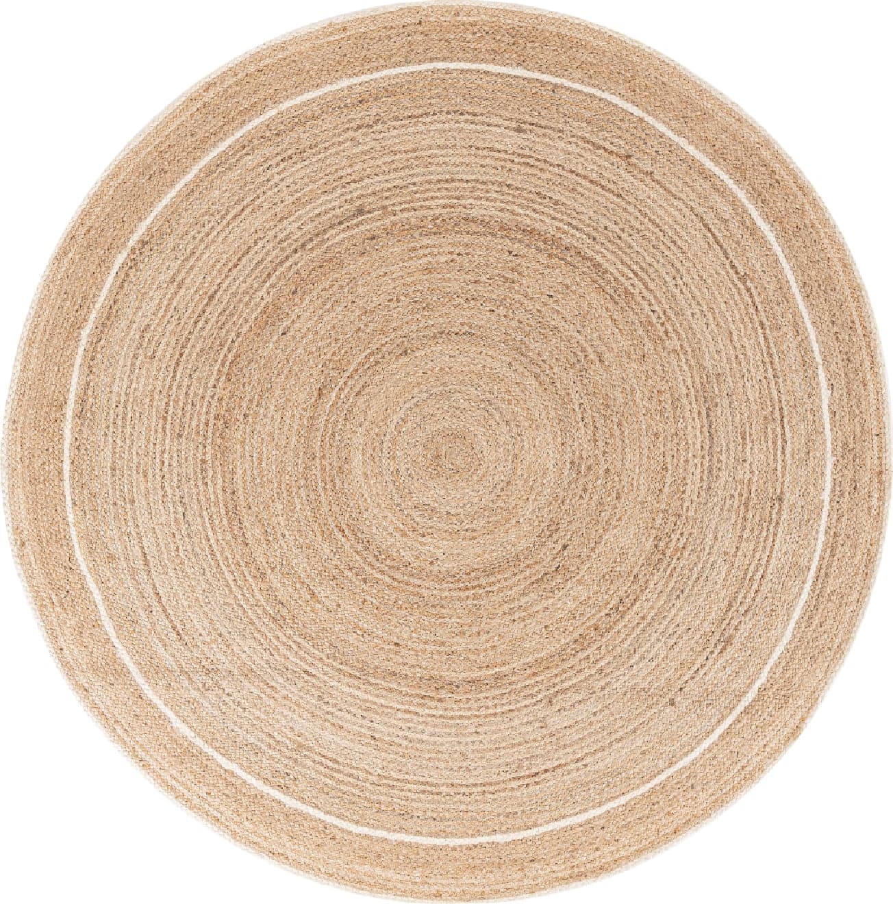 Tappeto rotondo da interno Ankit naturale in Tappeti Decor Space - Altamura, commercioVirtuoso.it