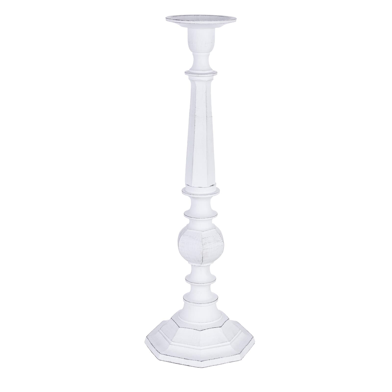 candelabro chandana a fuoco bianco con varie misure di altezza realizzato in alluminio in Candelabri Decor Space - Altamura, commercioVirtuoso.it