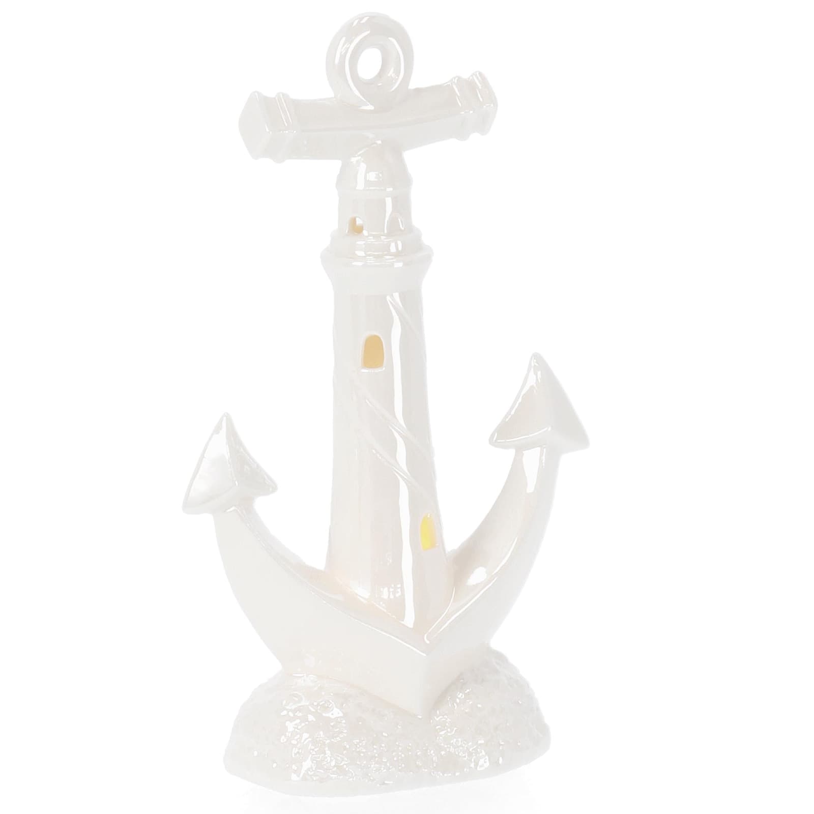 Decorazione capri realizzati in porcellana, con led, funzionanti anche con batteria 3xlr44 incluse in Oggettistica Decor Space - Altamura, commercioVirtuoso.it