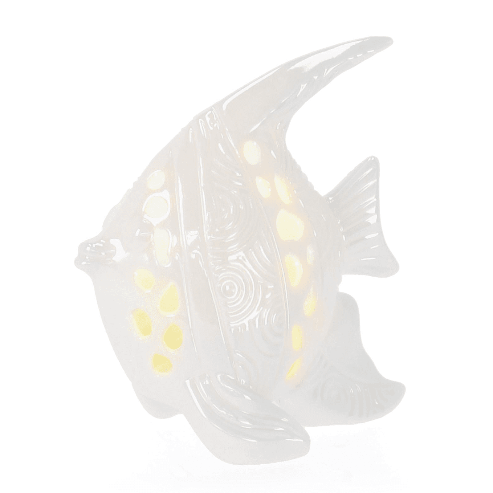 Decorazione capri realizzati in porcellana, con led, funzionanti anche con batteria 3xlr44 incluse in Oggettistica Decor Space - Altamura, commercioVirtuoso.it