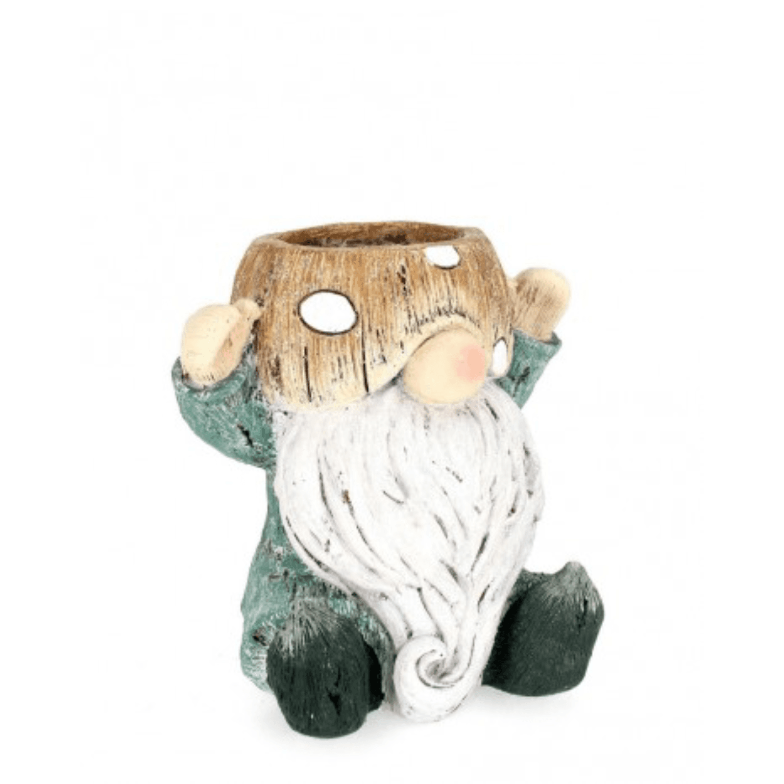 Gnomo Hansel con Vaso Tondo per uso interno ed esterno. in Statue Decor Space - Altamura, commercioVirtuoso.it