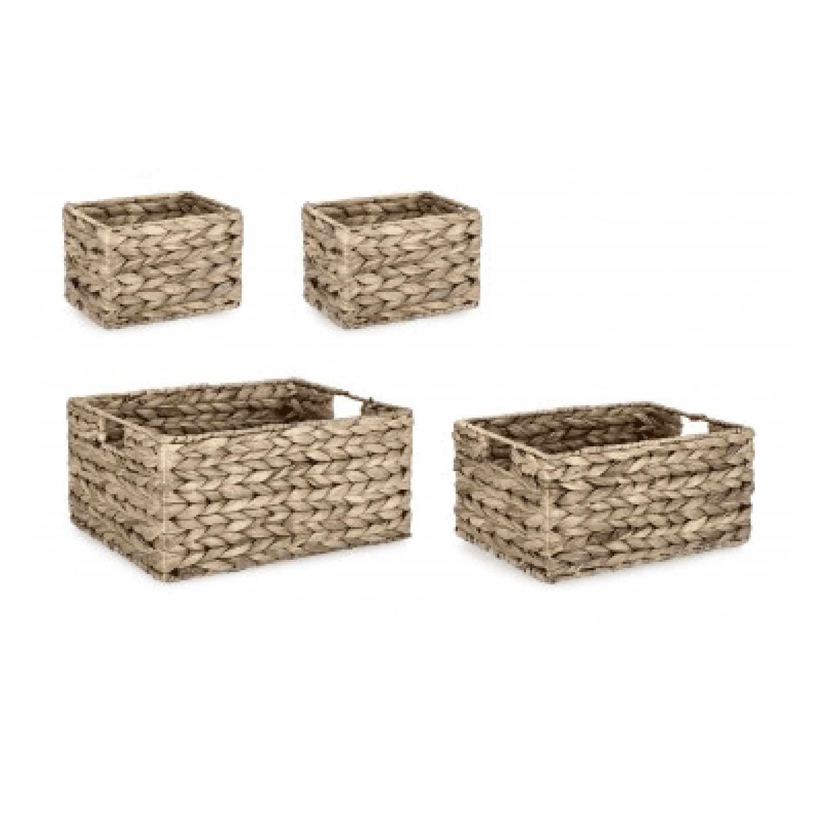 Set 4 Ceste 2m Kalaw in giacinto d'acqua da esterno