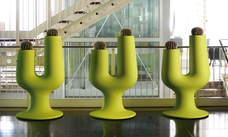 Vaso "Cactus" struttura in polietilene con 2 vani per esterno in Vasi tradizionali Decor Space - Altamura, commercioVirtuoso.it