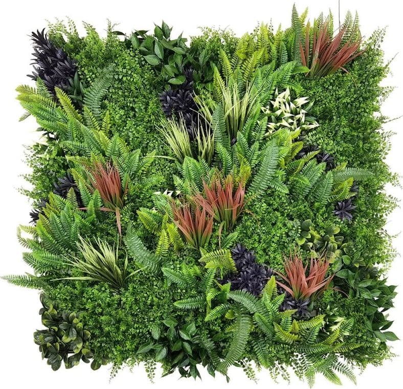 Siepe artificiale "Kenya" per esterno e giardino da 100 x 100 cm in Recinzioni decorative Decor Space - Altamura, commercioVirtuoso.it
