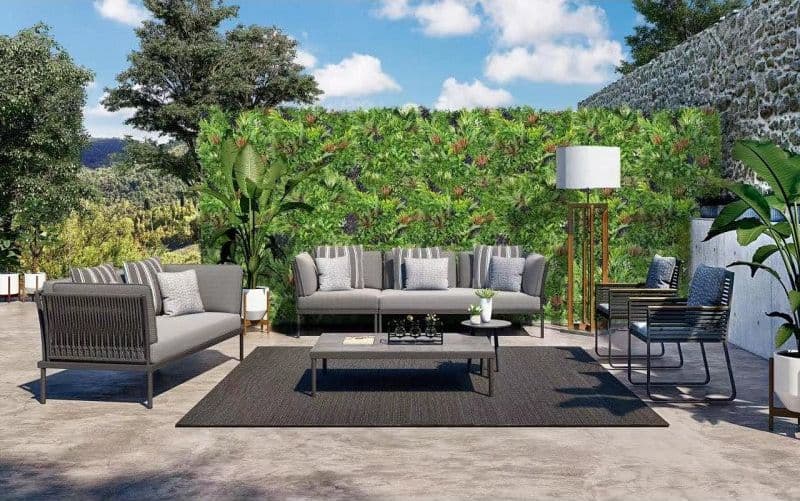 Siepe artificiale "Kenya" per esterno e giardino da 100 x 100 cm in Recinzioni decorative Decor Space - Altamura, commercioVirtuoso.it