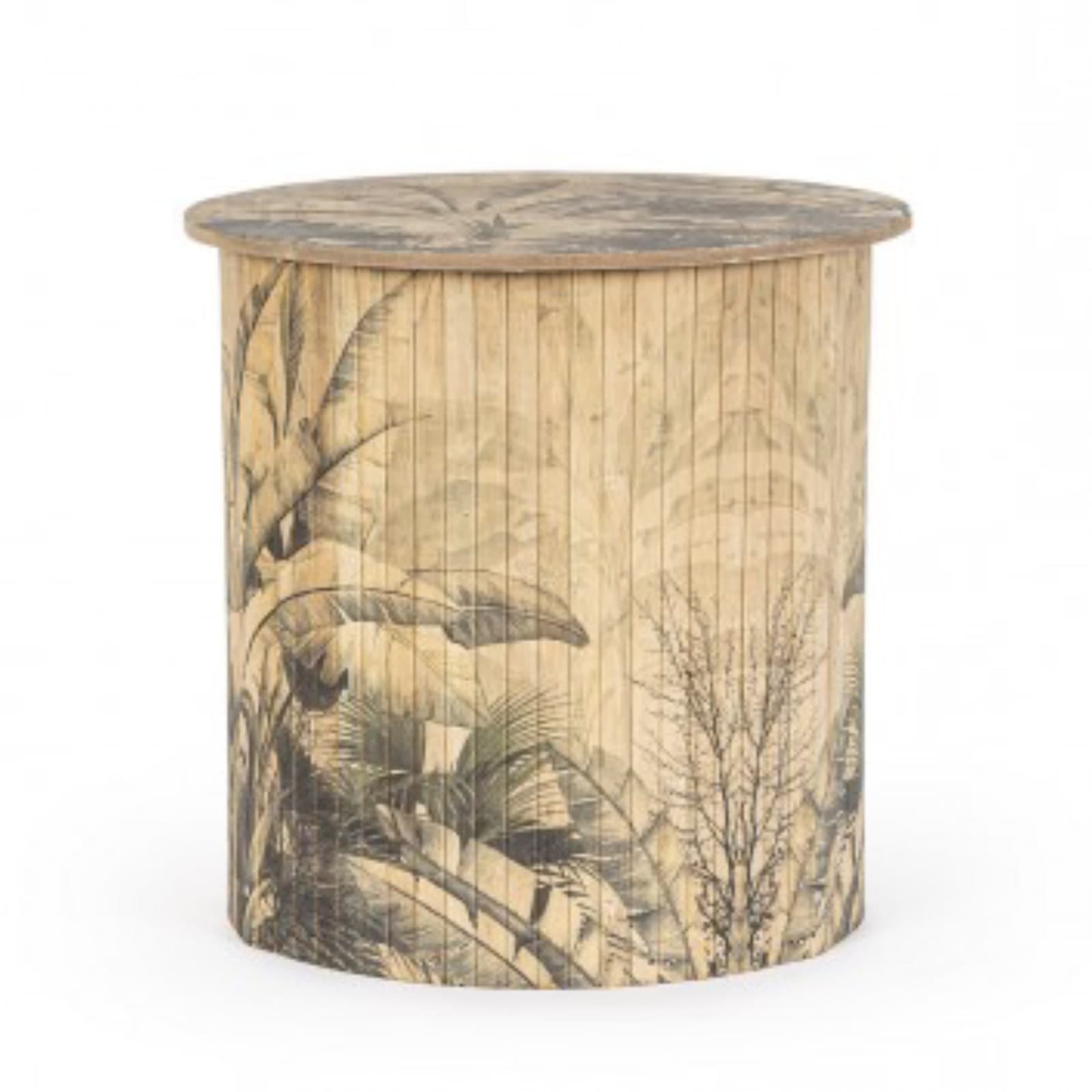 Tavolino nariko in struttura di bambù piano e fondo in mdf e viteria in acciaio in Console e tavoli da divano Decor Space - Altamura, commercioVirtuoso.it
