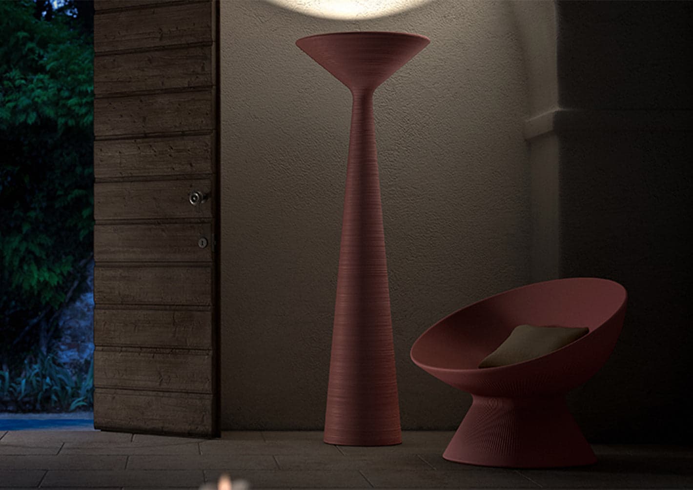 Lampada "Tebe" struttura in polietilene per interno in Lanterne Decor Space - Altamura, commercioVirtuoso.it