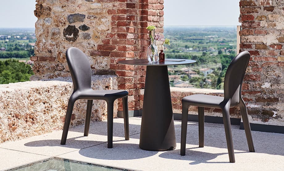 Sedia "Chloe" struttura in polietilene per esterno in Sedie per tavolo da giardino Decor Space - Altamura, commercioVirtuoso.it