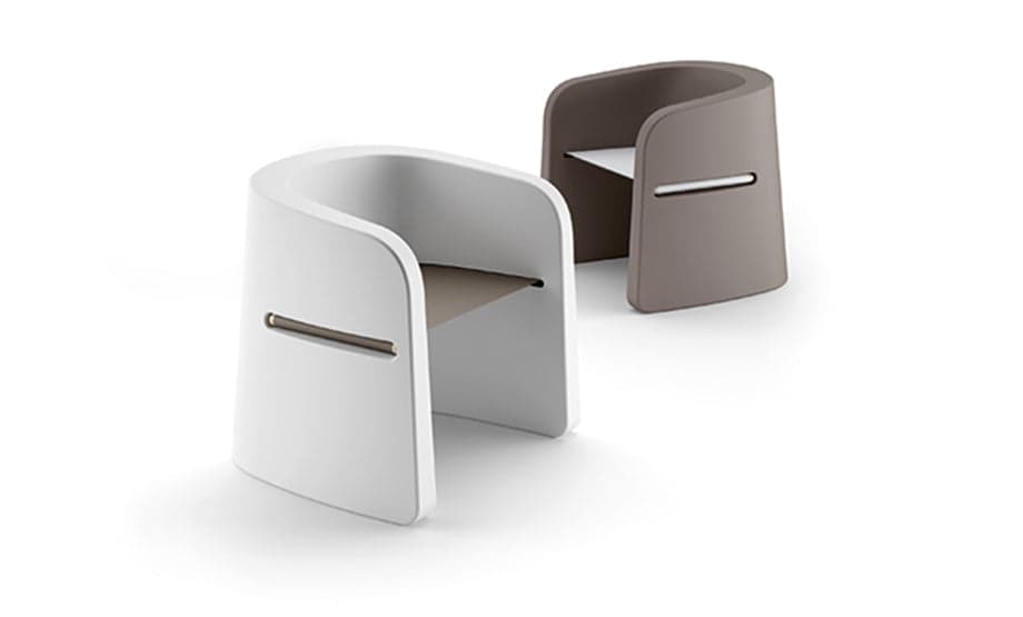 Seduta "Talea" struttura in polietilene per esterno in Sedie per tavolo da giardino Decor Space - Altamura, commercioVirtuoso.it