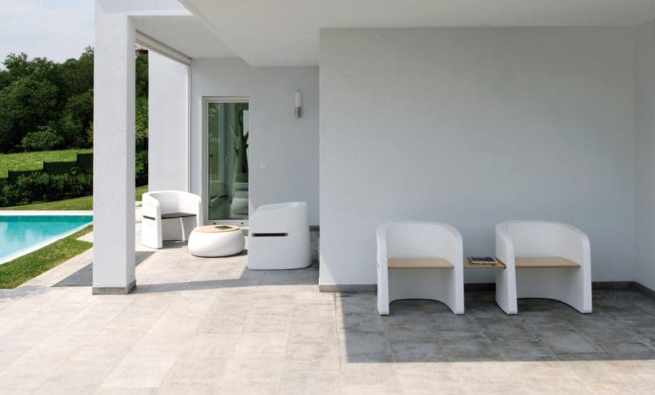 Seduta "Talea" struttura in polietilene per esterno in Sedie per tavolo da giardino Decor Space - Altamura, commercioVirtuoso.it