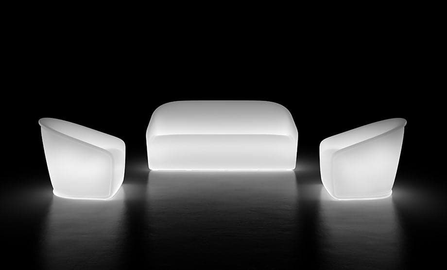 Poltrona sofa "Settembre" struttura in polietilene per esterno in Panche Decor Space - Altamura, commercioVirtuoso.it