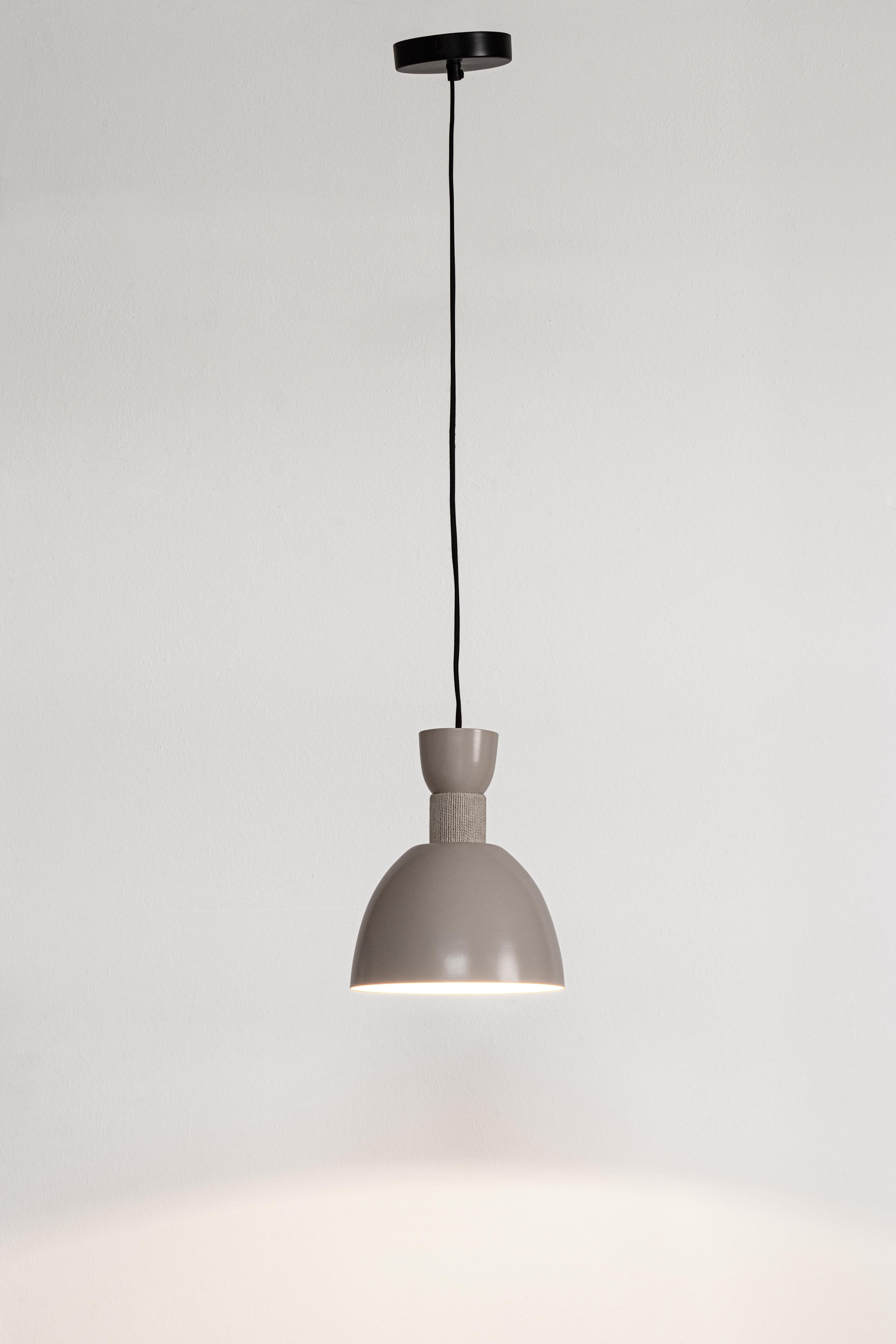 Lampadario "Jabalpur" in metallo e cotone in Lampadari Decor Space - Altamura, commercioVirtuoso.it
