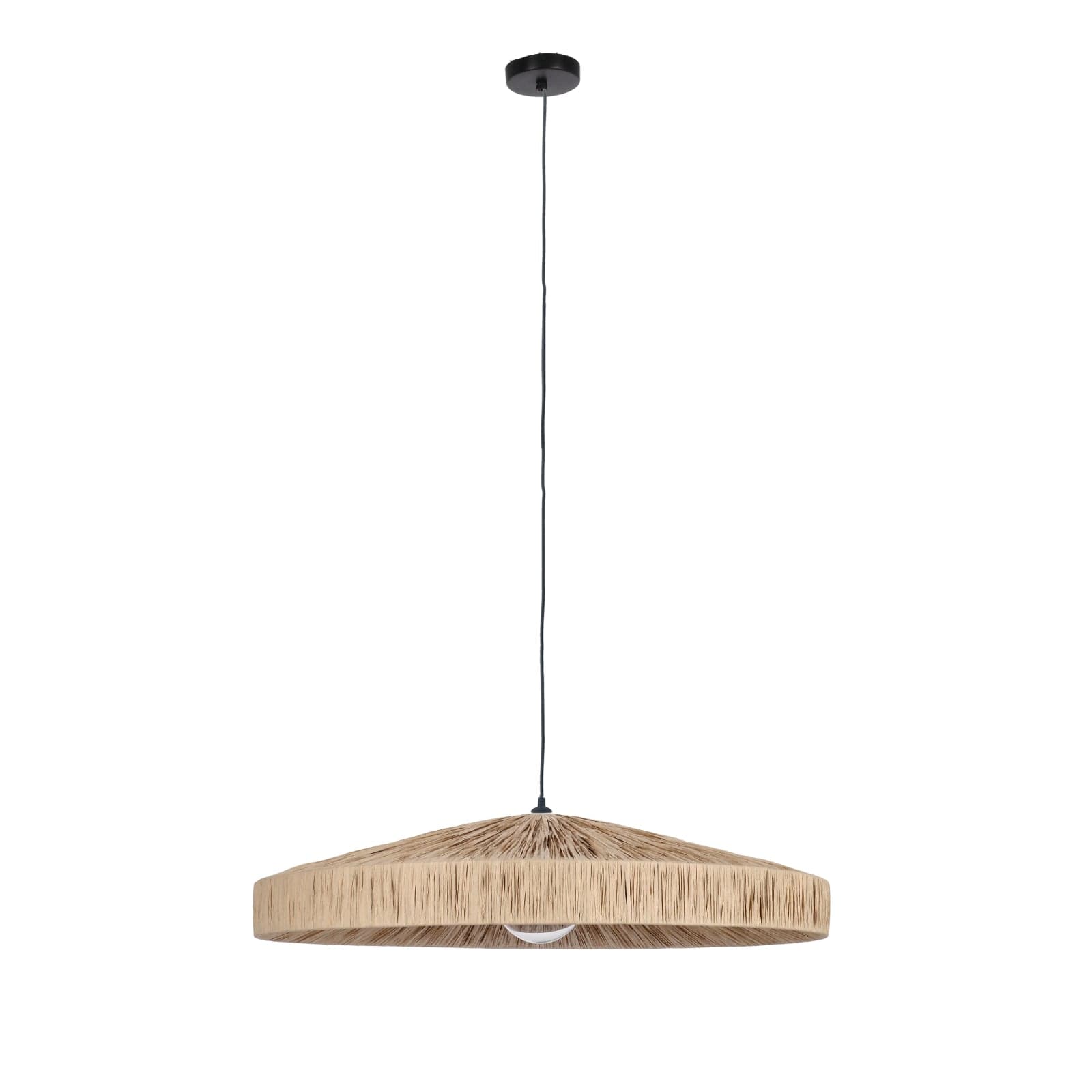 Lampadario "Kanda" in rafia e metallo in Lampade a sospensione Decor Space - Altamura, commercioVirtuoso.it