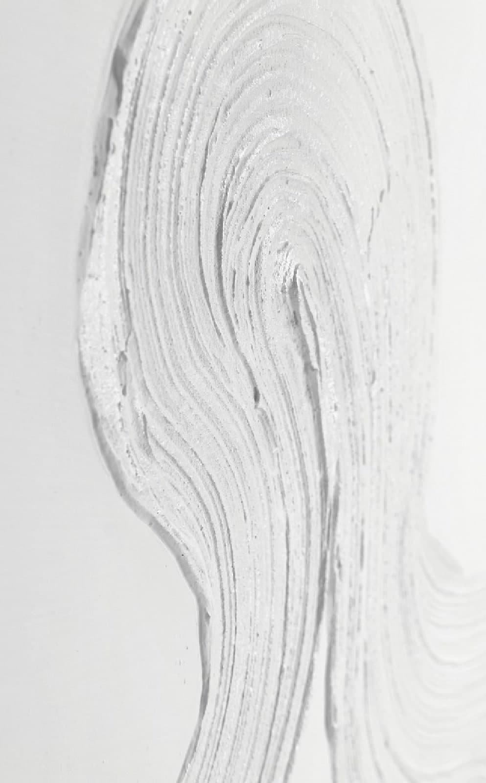 Quadro dipinto texture 140 x 70 in legno di pino e dipinto olio su tela in lino - 3