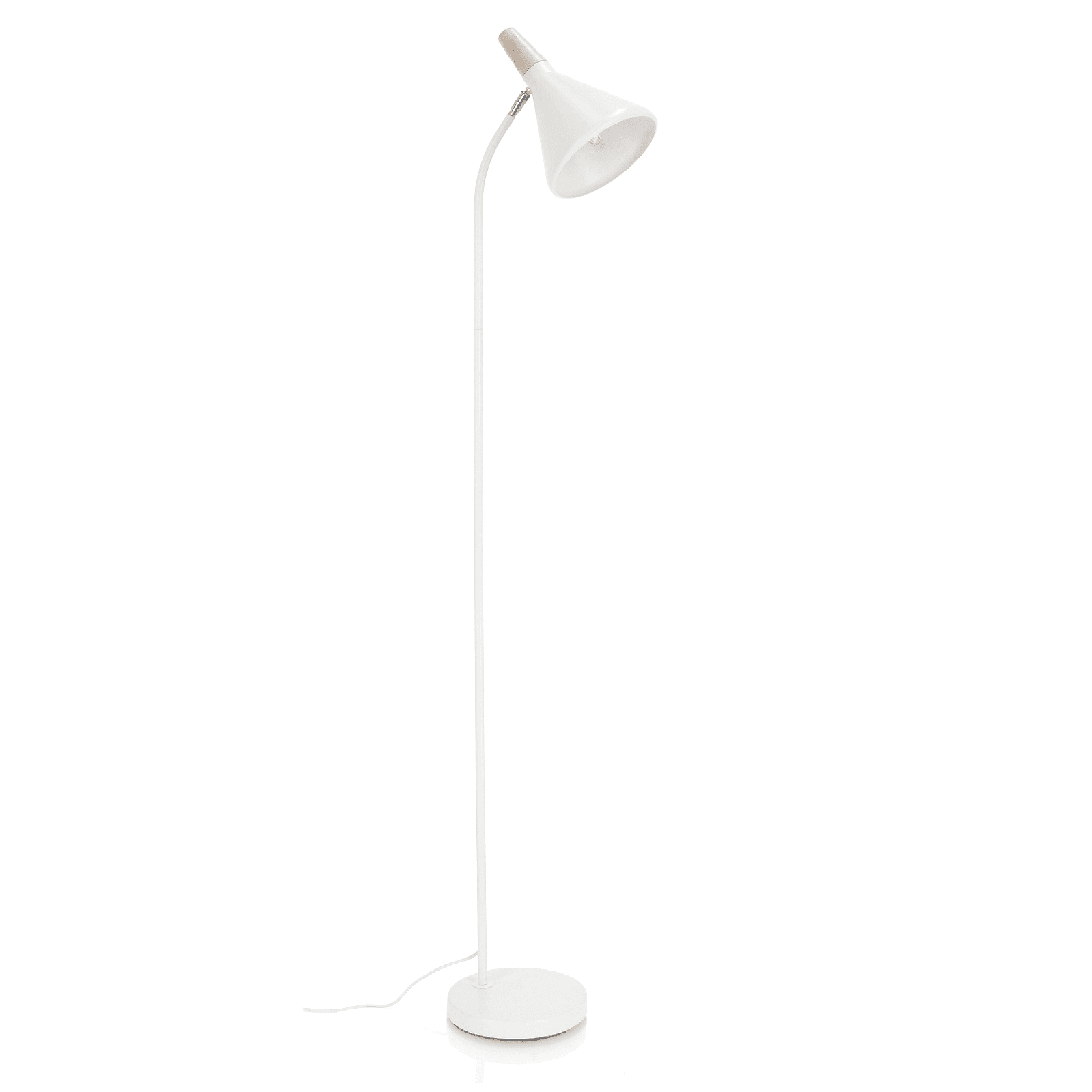 Piantana brill in acciaio verniciato a polvere e legno di pino h 148 cm in Lampade da terra Decor Space - Altamura, commercioVirtuoso.it