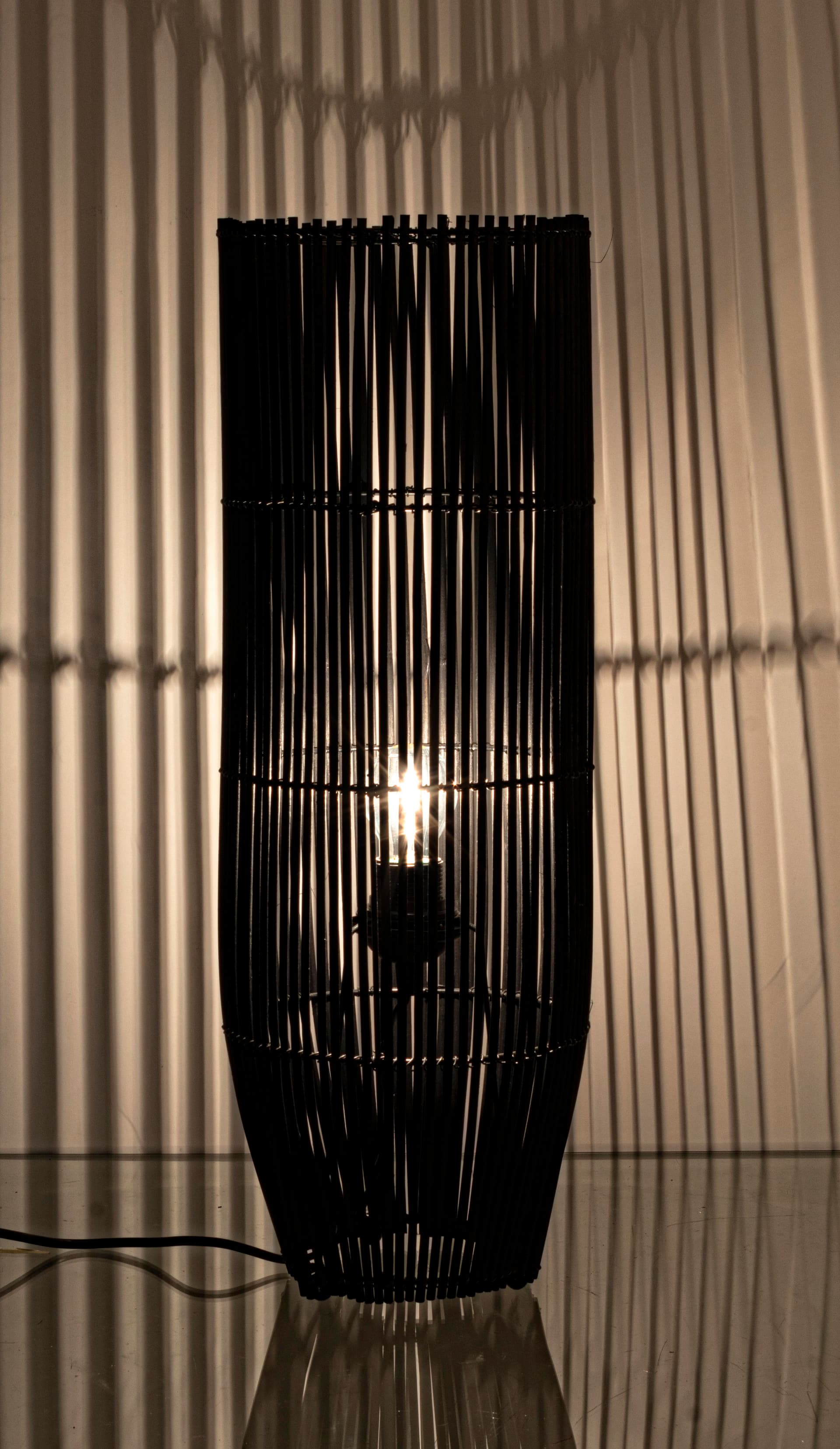 Lampada da tavolo "Arusha" in bamboo metallo e plastica in Lampade da tavolo e abat-jour Decor Space - Altamura, commercioVirtuoso.it