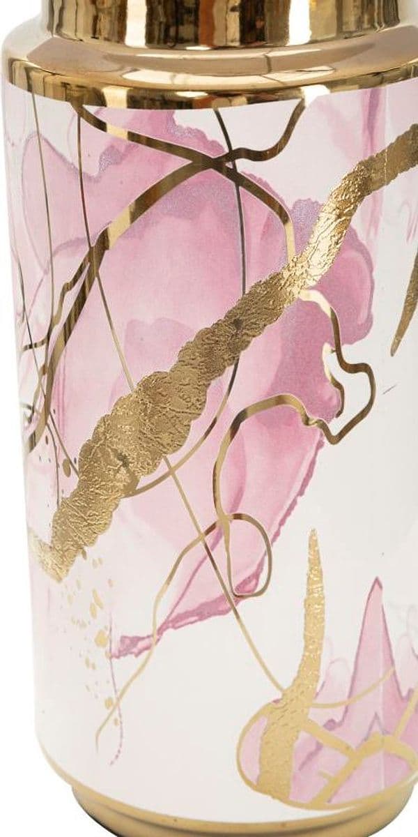 Lampada da tavolo struttura in ceramica, metallo e poliestere per interni in Lampade da tavolo e abat-jour Decor Space - Altamura, commercioVirtuoso.it