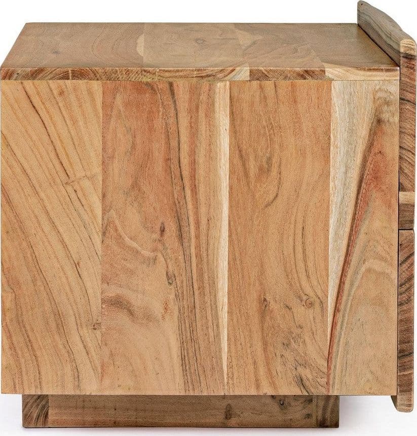 Comodino "Aron" per camera, Legno Di Acacia in Comodini Decor Space - Altamura, commercioVirtuoso.it
