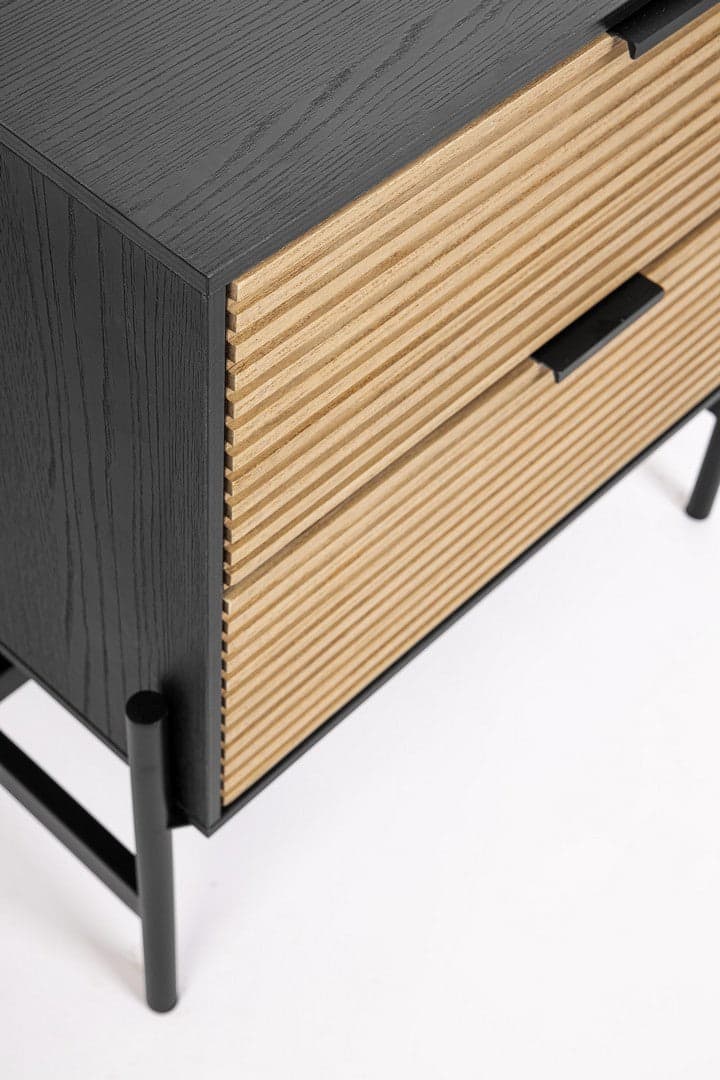 Comodino "Allycia" per camera, Struttura In Legno Di Frassino in Comodini Decor Space - Altamura, commercioVirtuoso.it
