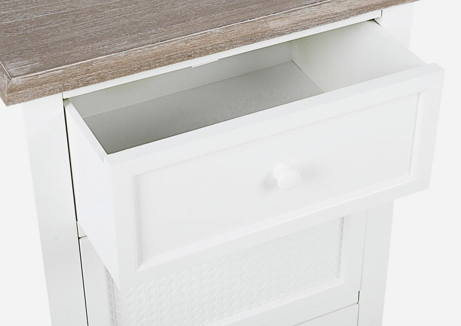 Comodino "Dorotea" per camera, struttura in Mdf. Piano In Paulownia. in Comodini Decor Space - Altamura, commercioVirtuoso.it